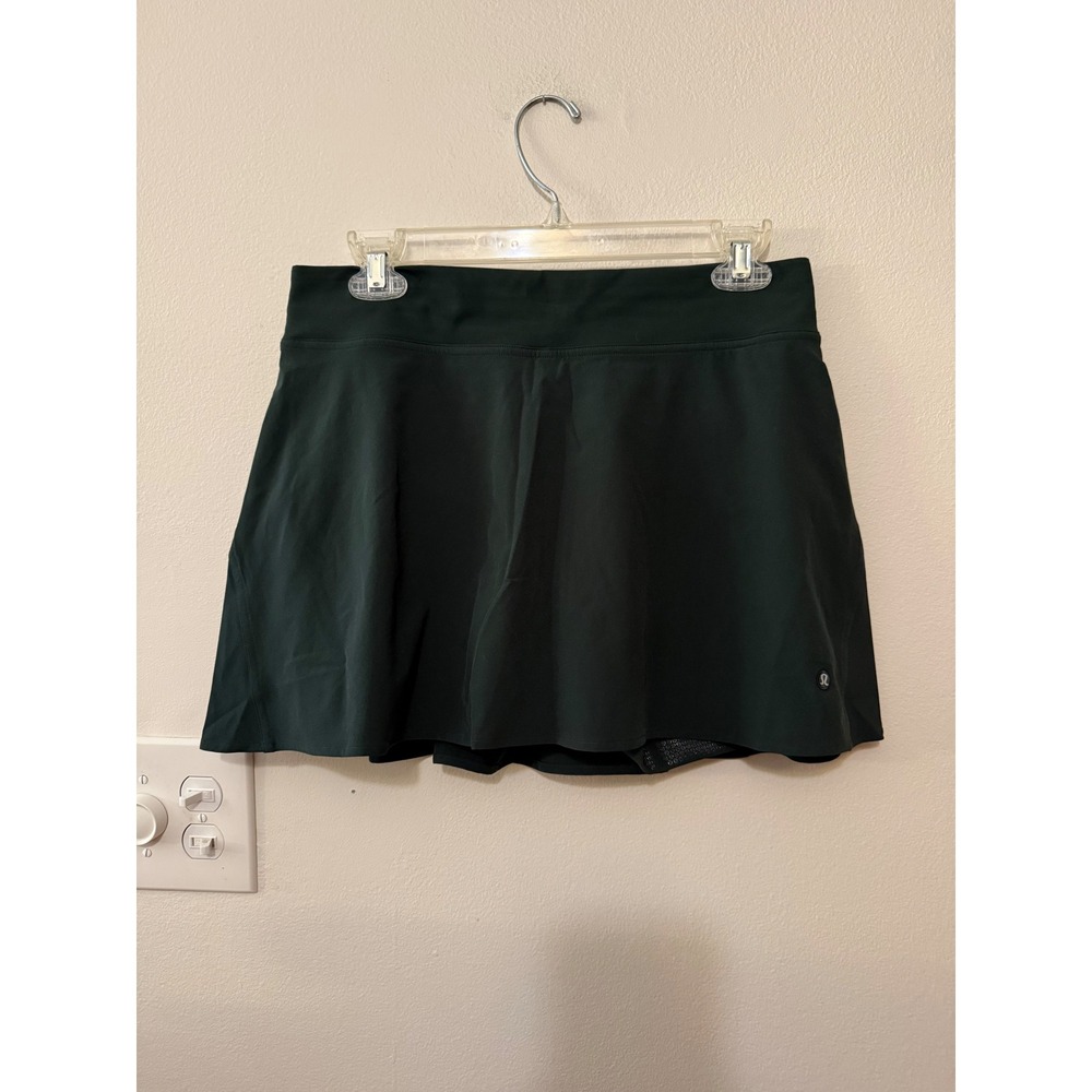 Lululemon Lightweight HR Tennis Skirt Size 8 Rainforest Green NWT $78 MSRP